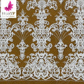 2021 New Arrival Pure White African Bridal Lace Embroidery French Laces With Sequins HY1433-1