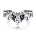 Hot Sale 925 Sterling Silver Rings in Stock Engagement Wedding Rings for Women