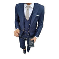 Blue 3 Pieces Men Suits Set Formal Business Wholesale Price Good Quality Men Suit WF615