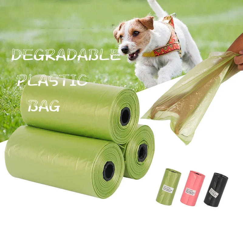 Hongcheng Dog Eco-Friendly Biodegradable Plastic Garbage Bags 12-50 Mic Thickness Pet Waste Food Packaging Sustainable Beige