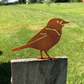 Custom Rust Metal Art Metal Art Wall Decor Laser Cutting Bird Silhouette Steel Outdoor Decor for Garden