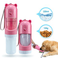 Manufacturer Wholesale Food Storage Water Bottle Foldable 220ML Portable Pet Outdoor Travel Dog Water Cup
