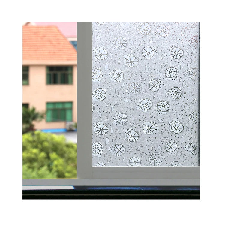 ABLE-SUSUKU Factory Wholesale Self-Adhesive PVC/PP Window Glass Film Matt Frosted Heat Insulation Multitude Designs Private
