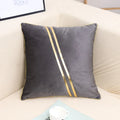 XinLan Modern Luxury Diagonal Double Stripe Solid Custom Cushion Cover Living Room Bedroom Car Hotel Cushion Cover
