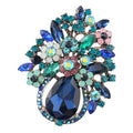 JLH16356 Hot Selling Fashion Crystal Brooch Women Brooch Jewelry Wholesale