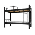 Best Selling Black White Bunk Bed School Student Bunk Bed Metal Bunk Beds Twin Over Twin