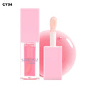 Glossy Plumping Tinted Lip Oil Fruit Lip Oil Big Wand Moisturizing Pink Cute Lip Oil