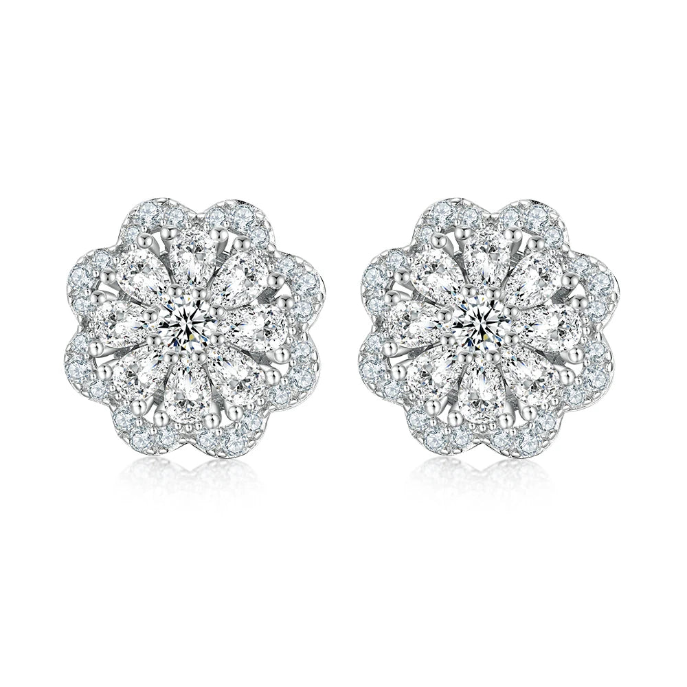 Hot Sale Sparkling Clear CZ Women Daily Wear Wholesale Cheap Stud Earrings