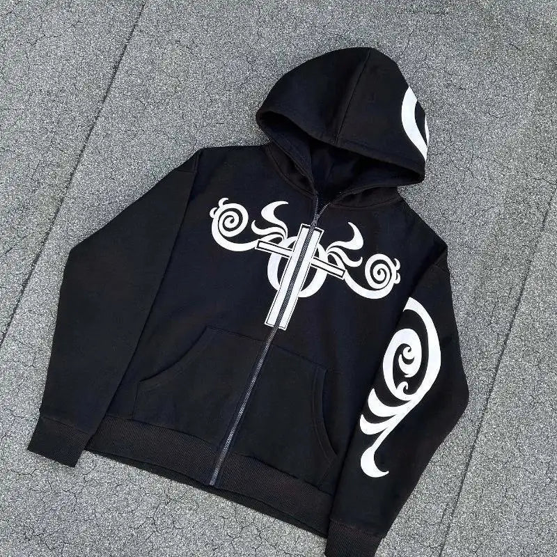 Factory Custom Screen Printed Solid 400 Gsm Cotton Winter Men's Stand Collar Boxy Fit Oversized Cropped Pullover Hoodie Pocket