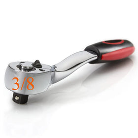 YUHANG DIY Grade 72-Tooth Quick Release Offset/Bend Ratchet 3/8-Inch Drive by 7-Inch Carbon Steel Customizable OEM Support