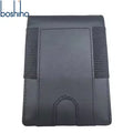 Boshiho Slim Minimalist Genuine Leather Card Case PU RFID Blocking Wallet with Customized Logo Pattern Automatic Pop-Up Feature