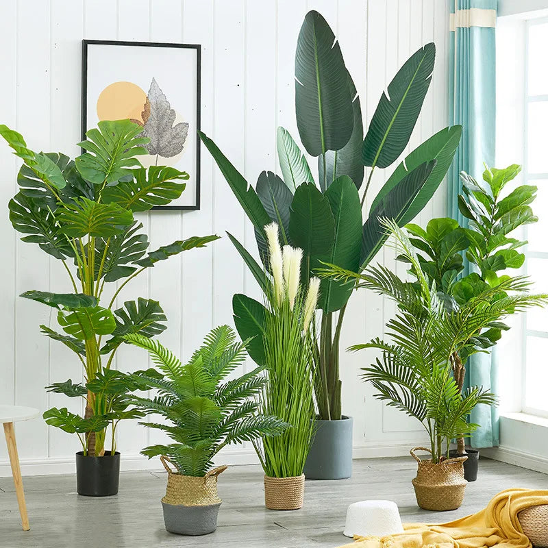 Hot Sale 120cm Artificial Palm Trees for Hotel Home Decoration Mini Plastic Plant Tree for Garden Artificial Fake Plant