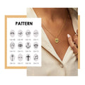 Personality Minimalist 316L Stainless Steel 18mm*12mm Heart Beat ECG Anchor Crown Key Eye Cross Signs Oval Pendant Necklace