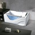 Modern Acrylic Glass Skirt Indoor Whirlpool Bathtub Manufacturer Massage Bath whirlpool Tub