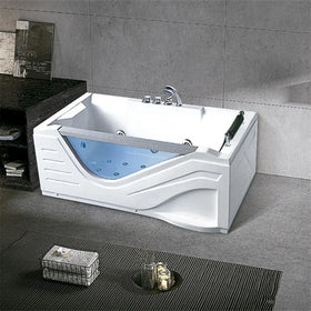 Modern Acrylic Glass Skirt Indoor Whirlpool Bathtub Manufacturer Massage Bath whirlpool Tub