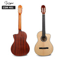 Wholesale Smiger Low Price Nylon String Cutaway Matt 39 Inch Classical Guitar