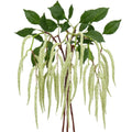 Artificial Amaranthus Stems in Vase Plastic Flowers Greenery Branches for Home Office Wedding Flowers Bouquet Garland Decoration