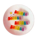 Fashionable Sweet Cartoon Bear Resin Hair Clips with Net Red Design for Girls & Women Colorful Side Clip 8cm Daily Use