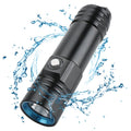 Waterproof 26650 Rechargeable Battery 800 Lumens Scuba Diving Light Underwater 50M Diving Torch Underwater Diving Flashlight