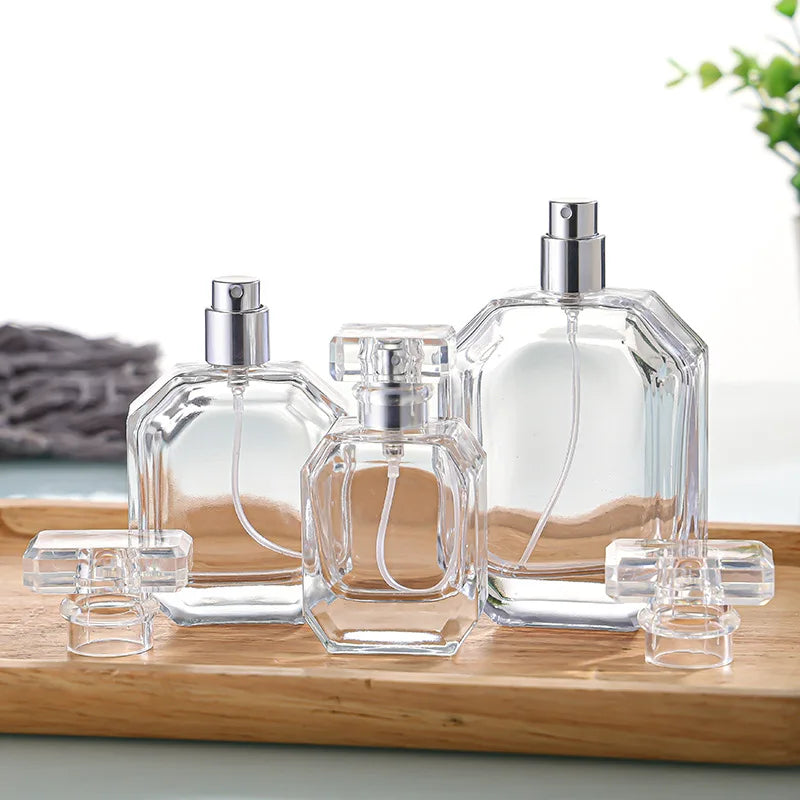 Ln Stock Fragrance Spray Glass Bottle 30ml 50ml 100ml Empty Perfume Glass Bottle