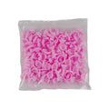 Wholesale 100 Pcs/pack Pink Eyelash Glue Ring with Plastic Lash Glue Holder Divisible or Undivisible Options Available