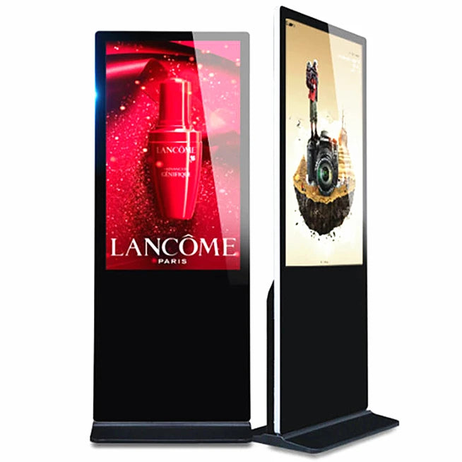 32 43 55 Inch Digital Indoor Signage Manufacturer Advertising Display Totem Floor Standing Lcd Touch Screen Kiosk