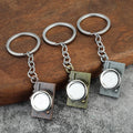 Wholesale Low Moq Promotional Commemorative Gifts Key Ring Retro Camera Charms Metal Keychain