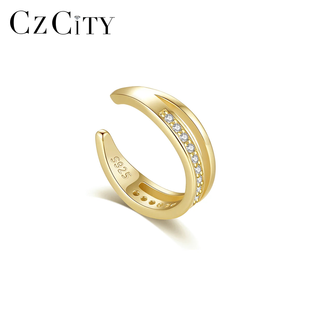 LUOTEEMI Girl Accessory S925 Sterling Silver Ear Ring Korean Fashion Trendy Tiny CZ Minimalist Charm Earrings