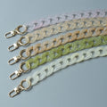 Fashion Chunky Resin Plastic Acrylic Clutch Purses Frames Decorative Fishbone Chains Straps Handles for Tote Handbags