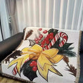 Eagle Woven Jacquard Beach Blanket Mexican Thunderbird Extra Large Beach Tassel Custom Woven Cotton Blanket
