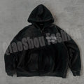 OEM Rhinestone Zip up Hoodie Logo Men Joggers Sweatsuit 2 Piece Set Sweatpants and Hoodie Set Tracksuit for Men