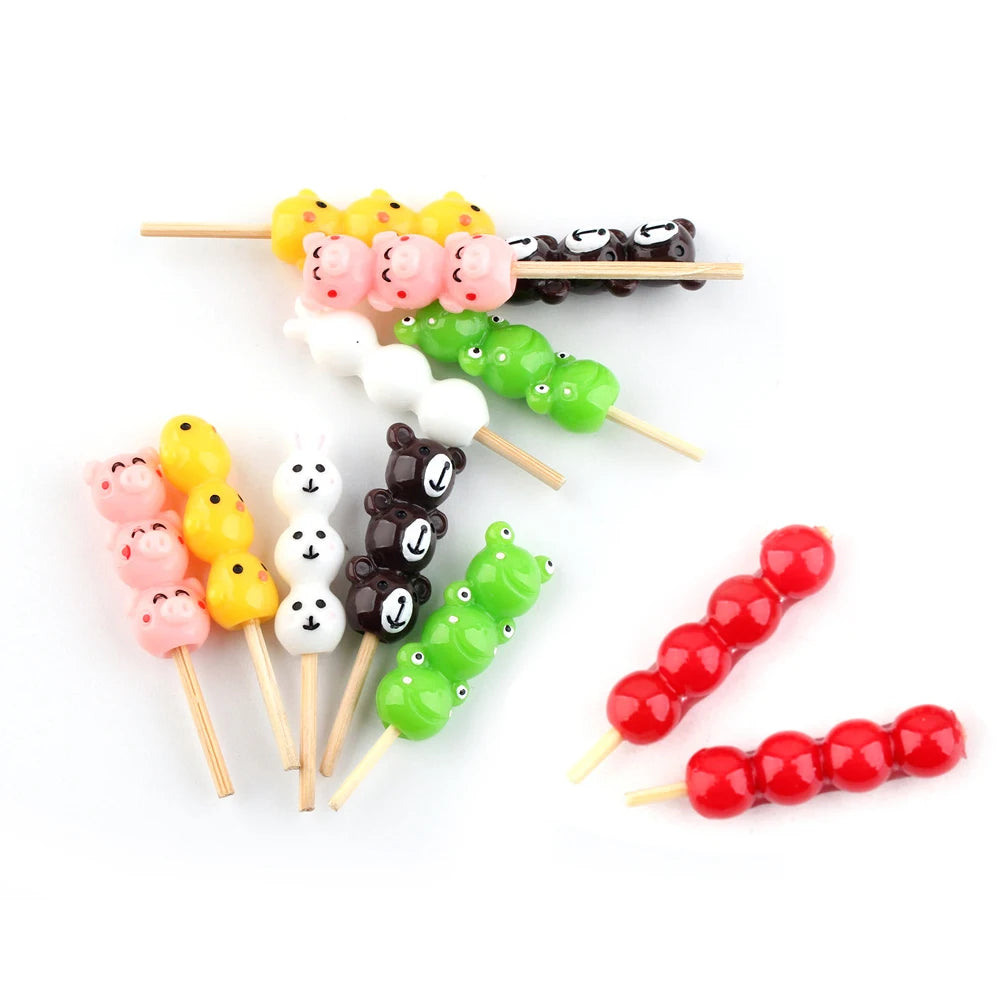 Hot Sale Kawaii Chinese Japanese Food Dollhouse Props Diy Accessories Resin Cabochons