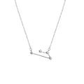 ACME 925 Sterling Silver Constellations Choker Necklace Fashion Delicate Zircon Astrology Aries Zodiac Personalized Design Women
