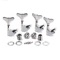 Chrome 2+2 Sealed Bass Guitar Tuners Tuning Pegs Keys Machine Heads for 4 String Bass Guitar