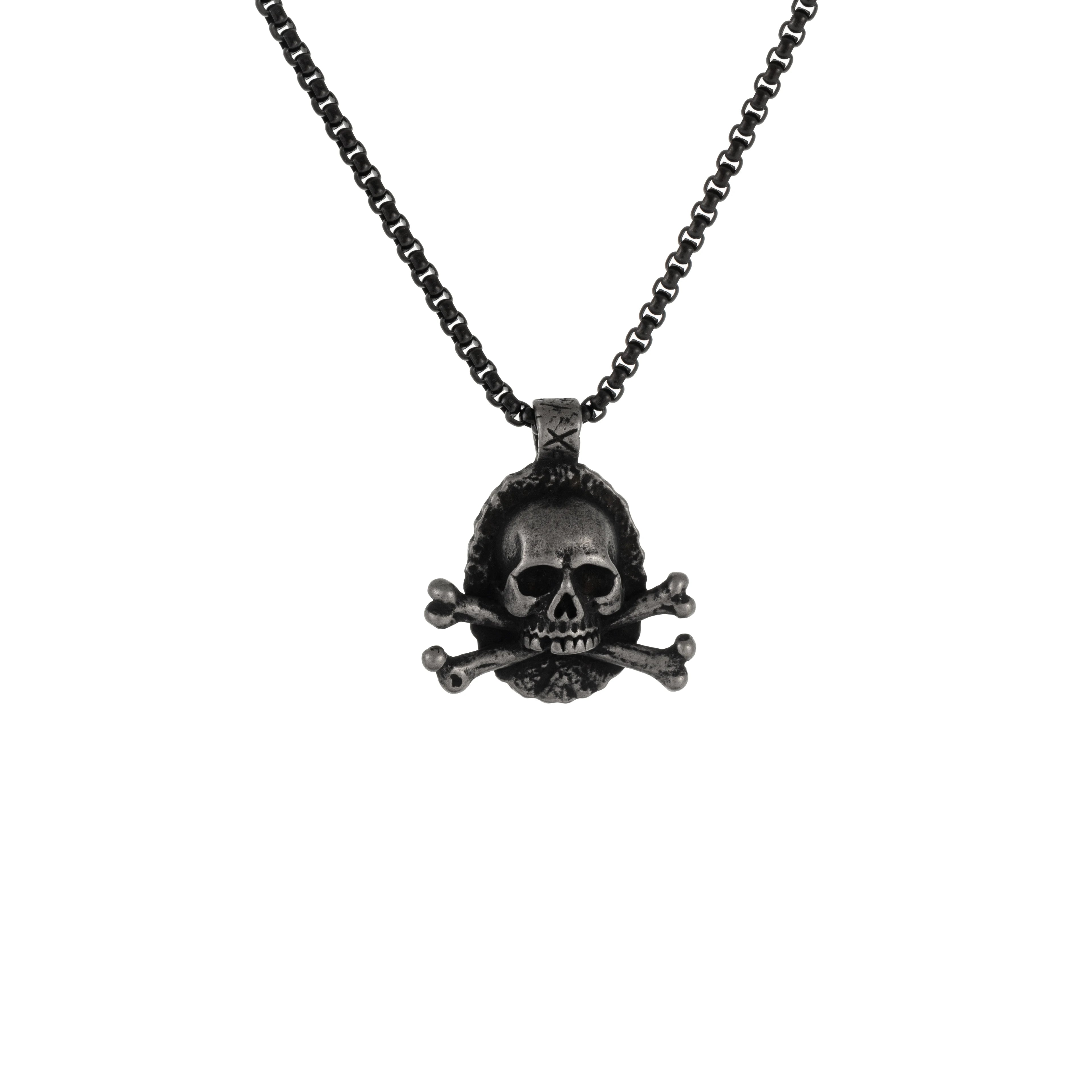 Wholesale Stainless Steel Necklace Men Skull Personality Jewelry Accessories Pendant for Male