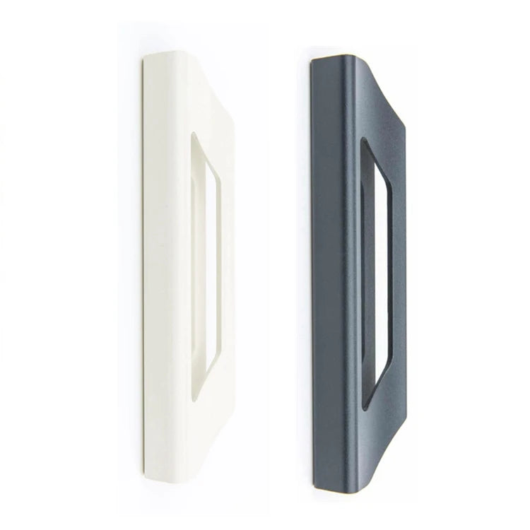 Aluminum Handgreep Glass Sliding Door Handle for Veranda Glass Sliding Wall Pull Handle Set Silver for Glass Sliding Wall