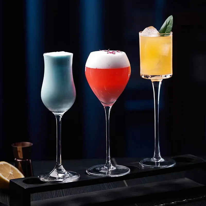 Hand Blown Red Wine Glasses Clear Large Wine Glasses Premium Crystal Wedding Christmas Champagne Flutes Water Glass