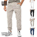 Liu Ming Hot Selling 2024 Trending Men s Casual Loose Wide Leg Pants Streetwear Drawstring Hip Hop Trousers