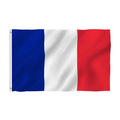 Breeze 3x5 Foot France Flag Vivid Color and Fade Proof Canvas Header and Double Stitched French National Flags