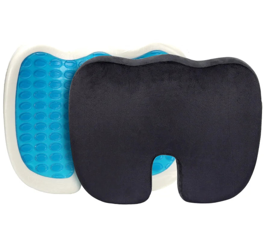 Factory OEM ODM Orthopedic Lumbar Support Cool Memory Foam Gel Car Seat Cushion