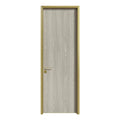 Modern Simple Wood Paint Free MDF Veneer Interior Bedroom Door with Sound Insulation Commercial Use 5 Year Warranty