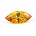 Baifu Jewelry Loose Gemstones Gold Yellow Marquise Cz Stones