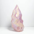 Crystals Healing Stones Aura Rose Quartz Flames Reiki Stone Crafts  for Meditation