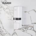Saige 250ml Hotel Bathroom ABS Plastic Wall Mounted Manual Foaming Soap Dispensers