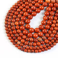 Natural Original Red Jasper AA Stone Beads Red Jasper Beads for Bracelet Necklace Making 4mm 6mm 8mm 10mm 12mm