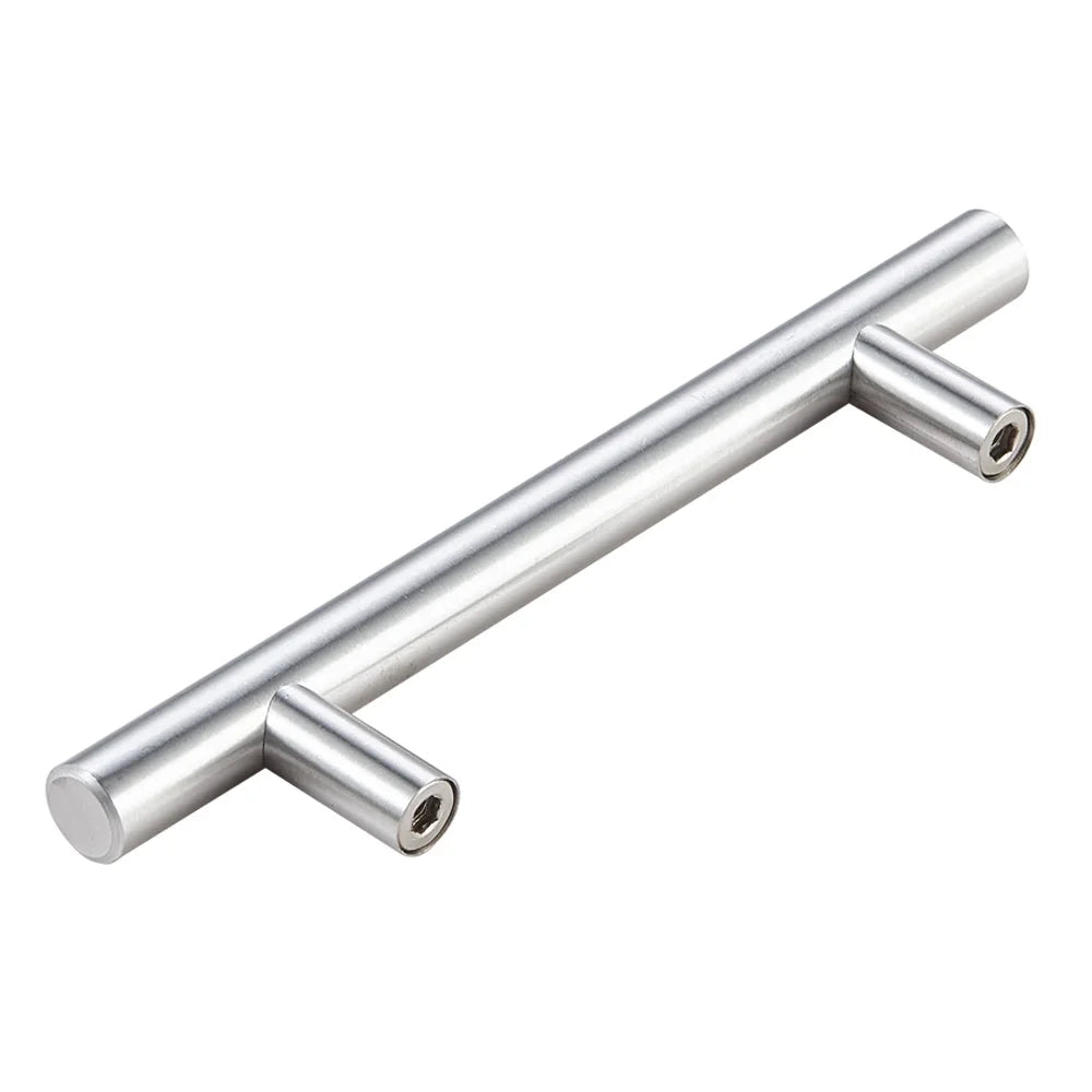 Kitchen Cabinet Pull Handles Brushed Nickel Stainless Steel Modern Simple Silver Easy Installation Furniture Hardware
