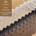 Women's Fashionable Water-Soluble Embroidered Lace Barcoded Polyester Mesh for Wedding Dresses Shoes Bags