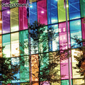 SINOVINYL Self Adhesive Outside  PET Material Building Color Window Glass Film