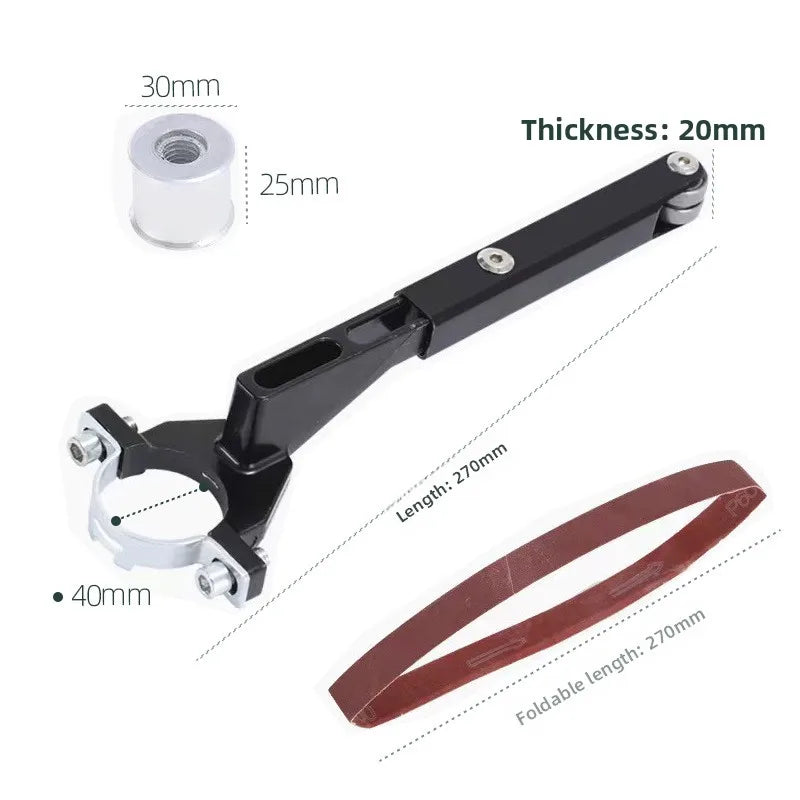 Angle Grinder Retrofit Belt Grinder Set Small Belt Grinder Bracket Sander Grinding Wood Metal Grinding Kitchen Knife Machine