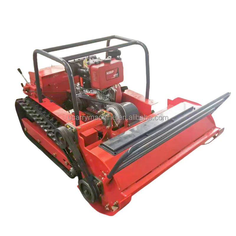 2025 New Model Smart Industrial Remote Control Lawn Mower Crawler Pasture Weeding Tool